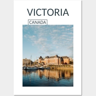 Victoria British Columbia Capital City Canada Souvenir Gift for Canadian T-shirt Apparel Mug Notebook Tote Pillow Sticker Magnet Posters and Art